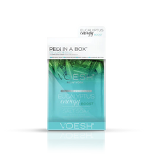 Load image into Gallery viewer, VOESH Pedi in a Box 4-step - Eucalyptus Energy Boost