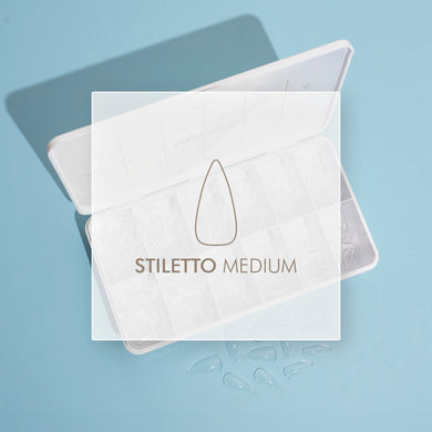 STILETTO MEDIUM FULL COVER NAIL TIPS (504PCS)