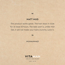 Load image into Gallery viewer, VITAMAN Matt Mud (Max hold) 100g