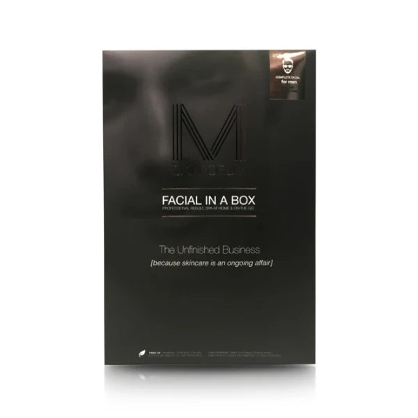 SKIN FORUM Facial in a Box for MEN - EUCALYPTUS & CHARCOAL (1 complete set)